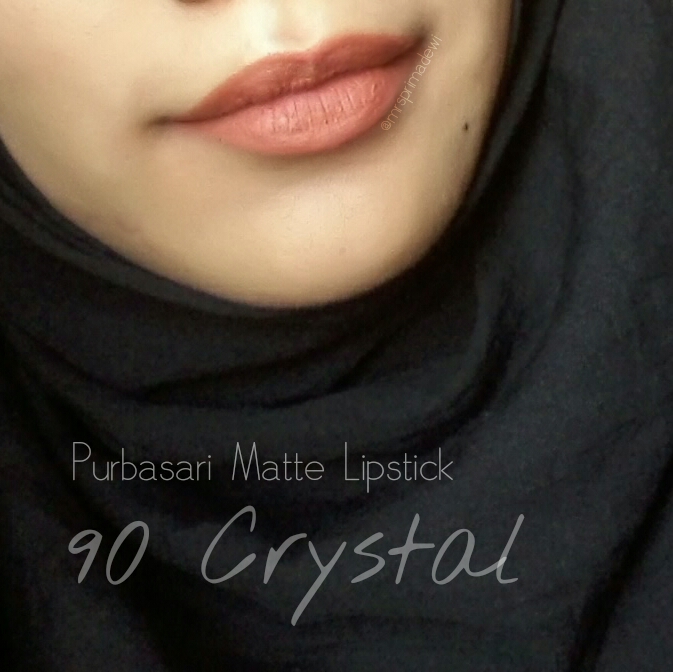 lip swatch bibir purbasari 90 crystal kulit kuning